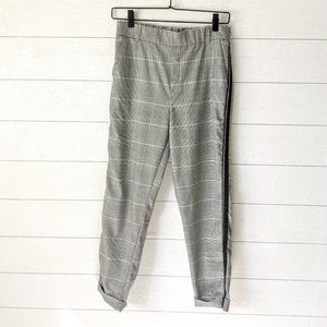 Zara Gray Plaid Trousers